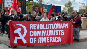 Communist and socialist groups call for ‘revolution’ and seizure of property at Minneapolis May Day rally
