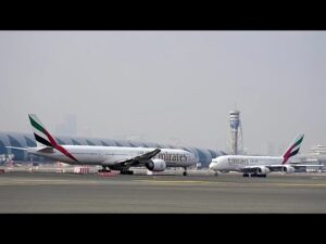 Euronews journalist reports Emirates flight to Dubai held at Heathrow during UAE air strikes