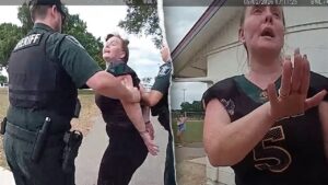 Video shows Florida mom’s heated arrest after she allegedly kicked child at youth football game