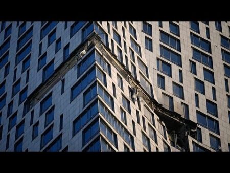 Drone strikes Moscow building just days before Russia’s Victory Day parade