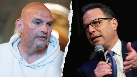 Fetterman under fire as Gov Shapiro pushes wild card senator to ‘get back’ to being a Democrat