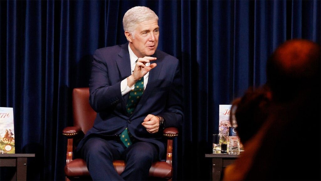 Justice Neil Gorsuch breaks silence on violent threats against judiciary, Supreme Court leaks
