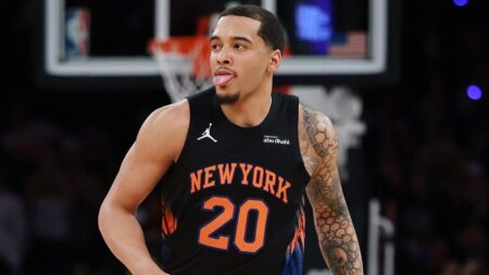 Knicks’ Jeremy Sochan, 76ers’ VJ Edgecombe have heated exchange after New York’s Game 2 win