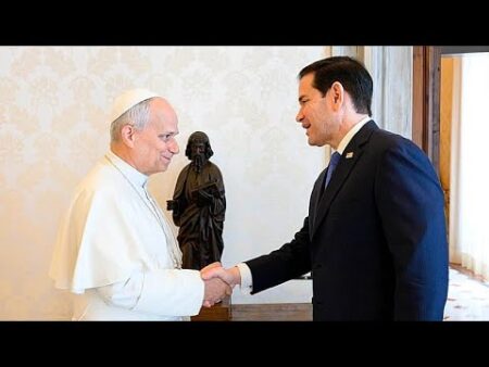 US underlines ‘strong relationship’ with Vatican as Rubio meets pope after Trump criticism