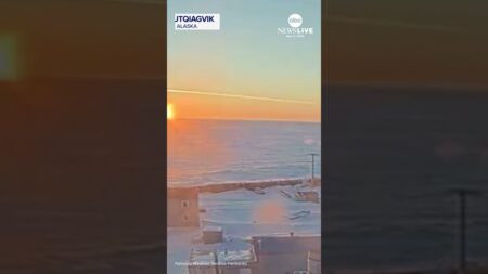 The sun won’t set in this Alaskan city until Aug. 2