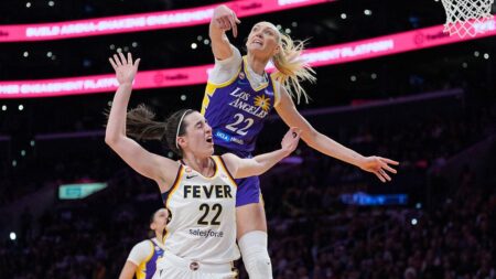 Sparks’ Cameron Brink fires off explicit outburst after blocking Caitlin Clark’s shot