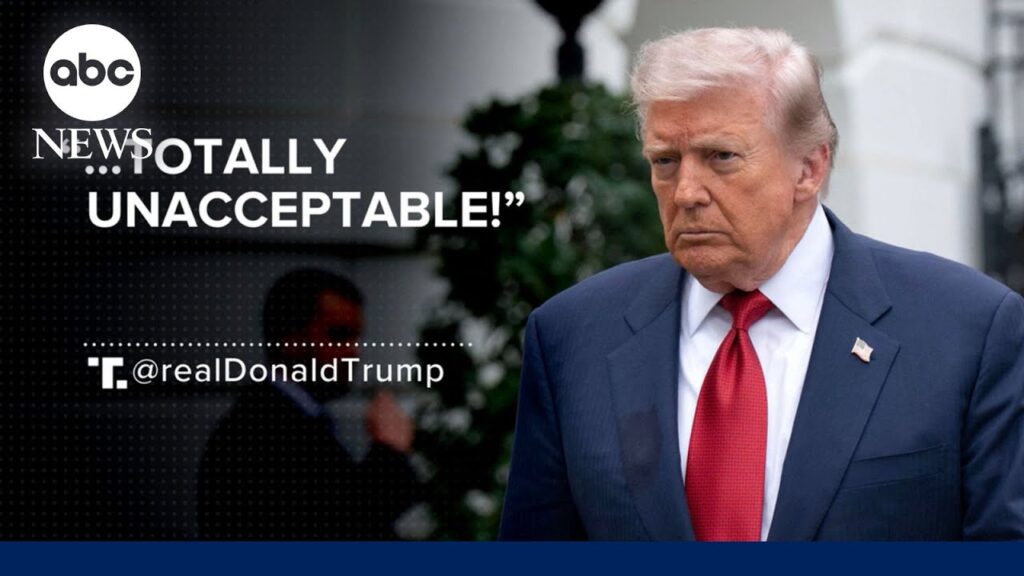 Trump says Iran response to US proposal to end war ‘totally unacceptable’