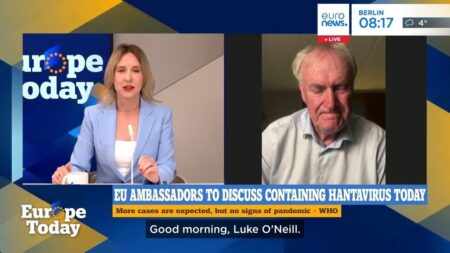 “Don’t worry at all about hantavirus”, Professor Luke O’Neill says