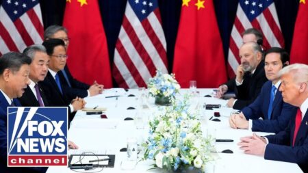 President Trump holds high-stakes meeting with Xi Jinping