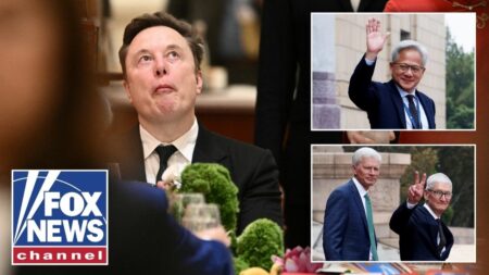 TECH FLEX: CEOs put US power on display in China TECH FLEX: CEOs put US power on display in China