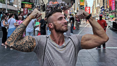 Pro wrestling star learns what ‘land of opportunity’ means in US as he details journey from Italy to America