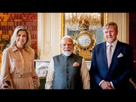 Indian PM Modi begins European tour with meeting of Dutch royals