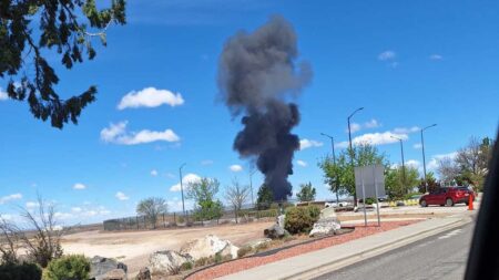 Two jets crash during Idaho air show as emergency crews rush to scene