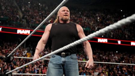 Brock Lesnar makes stunning return to WWE, attacking Oba Femi