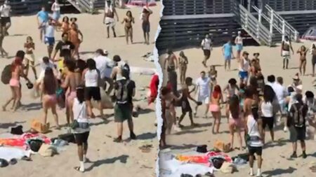 Three stabbed at crowded Rhode Island beach as hundreds of teens pack area, police say