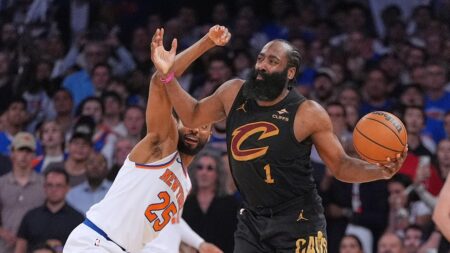 Knicks storm back to shock Cavs in Game 1 as James Harden’s defensive play comes under scrutiny