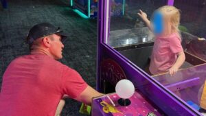 Hero police officer defeats claw machine and rescues trapped child on family bowling night: ‘Nerves of steel’