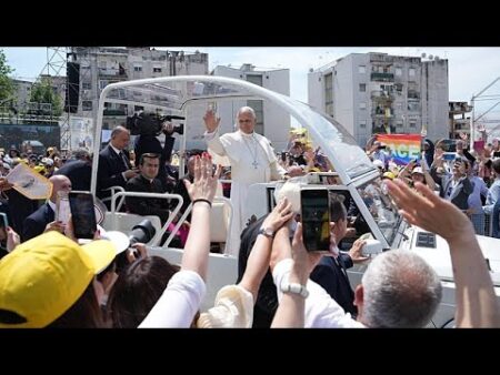 Pope Leo XIV visits southern Italy’s ‘Land of Fires’