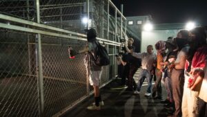 Anti-ICE protesters clash with agents outside New Jersey detention center as Gov Sherrill denied entry Anti-ICE protesters clash with agents outside New Jersey detention center as Gov Sherrill denied entry