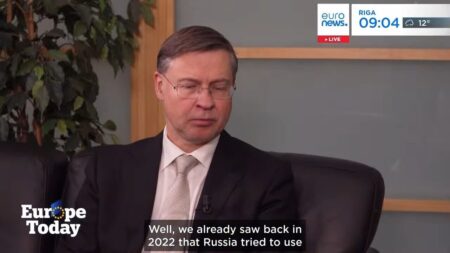 Dombrovskis: “If anything, we need to strengthen Russia sanctions”