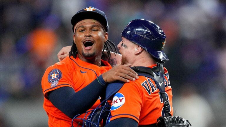 Astros’ Alimber Santa becomes first pitcher since 1900 to participate in a no-hitter during his MLB debut