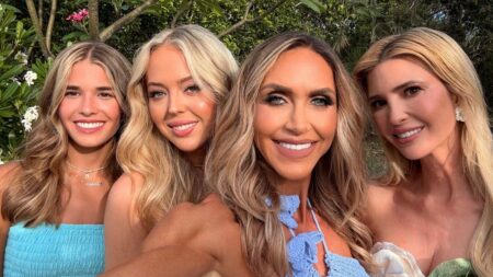 Stunning behind-the-scenes family photos from Donald Trump Jr and Bettina Anderson’s Bahamas wedding weekend