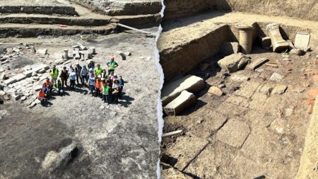 Construction workers clearing old bombs unexpectedly find ‘important’ ancient sanctuary