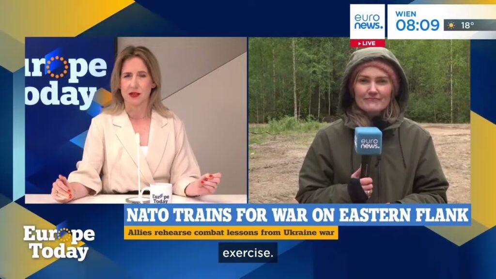 NATO stages military drills near Russia’s border amid fear in the Baltics over drone incursions