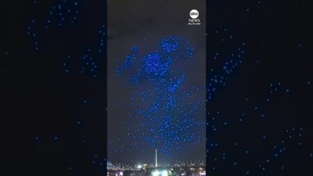 Out-of-control drones fall from the sky at Sydney light festival Out-of-control drones fall from the sky at Sydney light festival