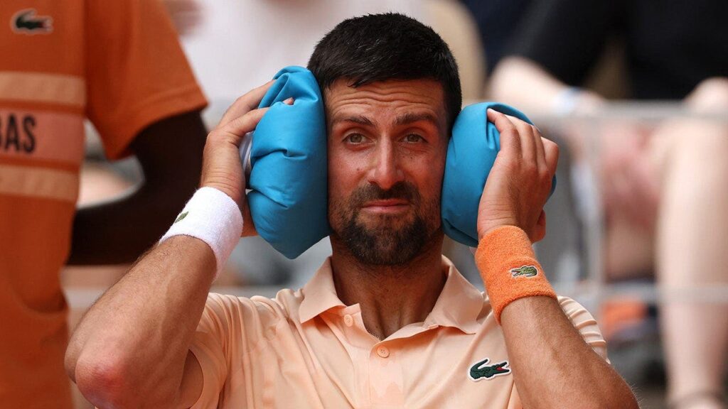 Novak Djokovic snaps at French Open cameraman for getting too close before shocking upset by Brazilian phenom