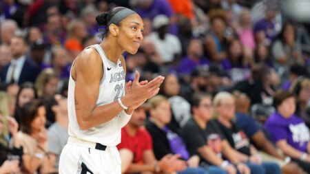 A’ja Wilson expected to dominate as Aces face Golden State Valkyries in only WNBA game on schedule