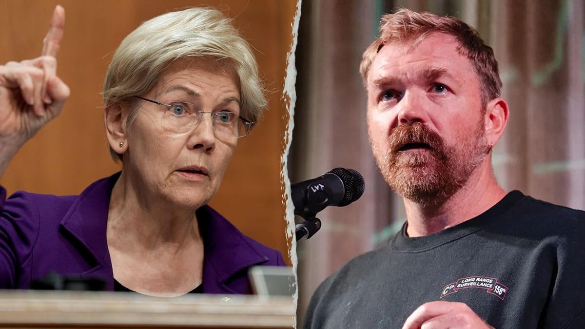 Elizabeth Warren and Maine Senate candidate Graham Platner