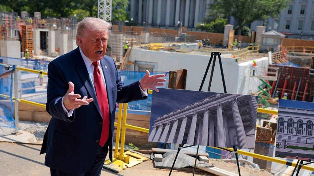 Trump warns judge against sacrificing national security by blocking White House ballroom, drone base Trump warns judge against sacrificing national security by blocking White House ballroom, drone base