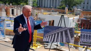 Trump warns judge against sacrificing national security by blocking White House ballroom, drone base