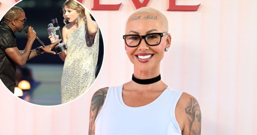 Amber Rose Says She’s ‘Partially’ to Blame for Kanye West and Taylor Swift’s Infamous VMAs Drama