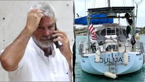 Coast Guard seizes Brian Hooker’s sailboat as it leaves Bahamas after wife’s disappearance: source