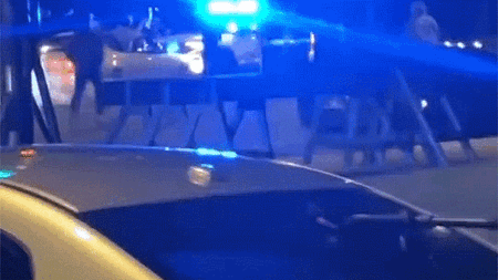 Chicago teen takeover mob rams police cruiser backward, swarms car as onlookers cheer: video
