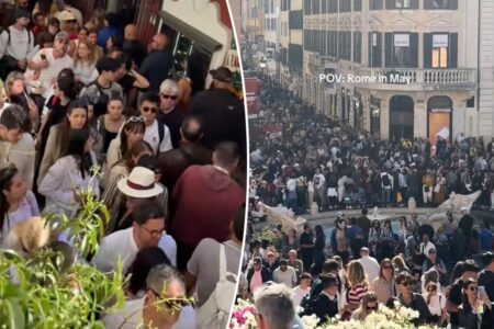 Throngs of tourists overrun Italian hot spots as high vacation season kicks off
