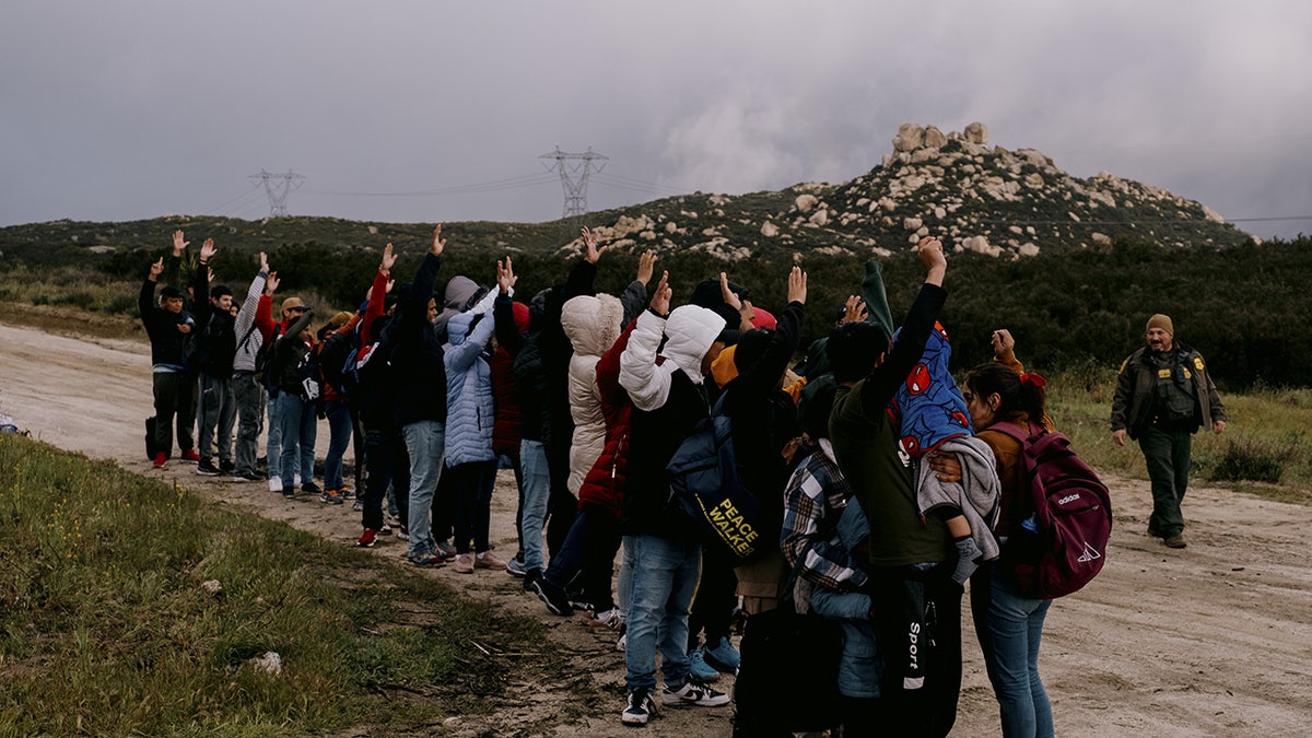 Migrants at US-Mexico border