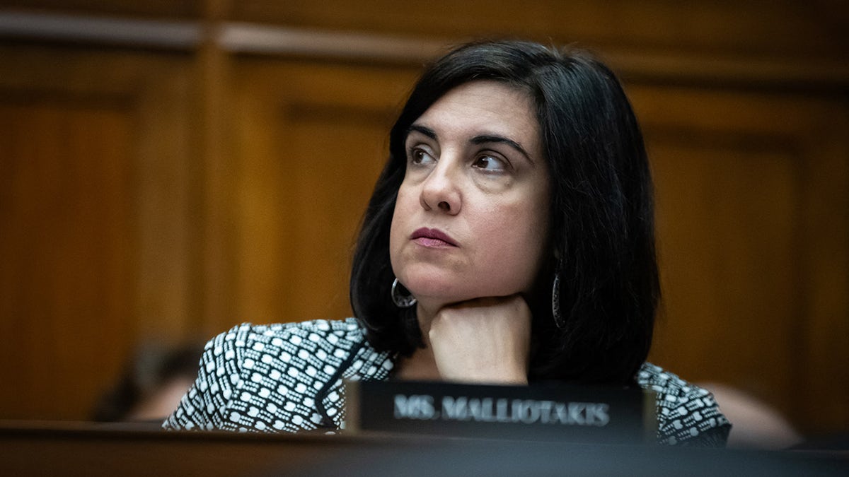 Rep. Nicole Malliotakis listens to Dr. Anthony Fauci testifying during a House coronavirus committee hearing