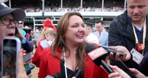 Cherie DeVaux Becomes 1st Female Trainer to Win at Kentucky Derby With Horse Golden Tempo