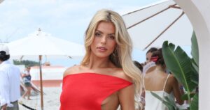 Brooks Nader Ends Up Topless After Nip Slip Wardrobe Malfunction During Miami Swim Week