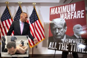 Trump demands Hakeem Jeffries be charged with inciting violence with ‘maximum warfare’ rhetoric