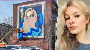 Mural honoring murdered Ukrainian refugee Iryna Zarutska taken down in Providence after local outrage