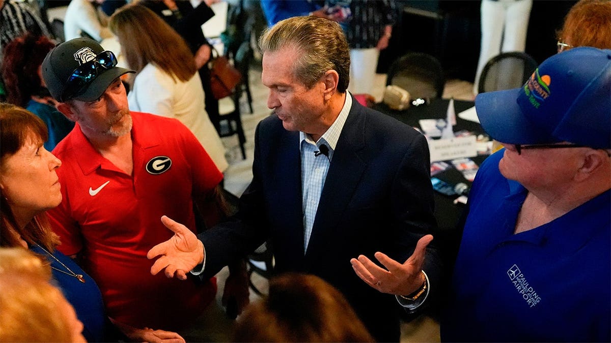Rick Jackson on the Republican gubernatorial campaign trail in Georgia