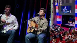 EXCLUSIVE: Veterans turn war stories into music at Trump Kennedy Center in powerful patriotic showcase