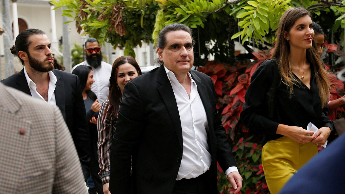 Colombian businessman Alex Saab standing in Caracas Venezuela