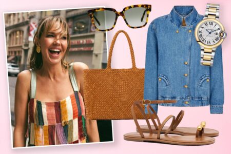 ‘Marshals’ star Arielle Kebbel saddles up in style with a vintage Cartier watch and a denim jacket