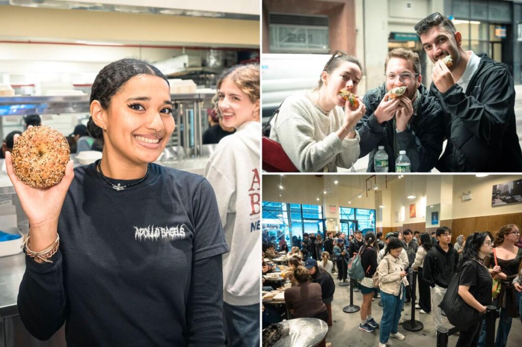 Exclusive | Schmear showdown! Midtown block is NYC’s bagel battleground with three nearby shops all drawing massive, chaotic crowds