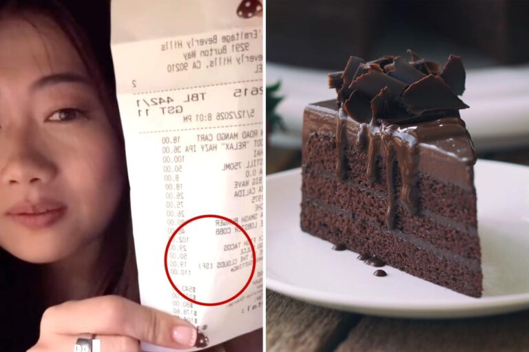 Bougie Beverly Hills restaurant cuts through 0 cake slicing rumor — as they reveal the actual cost
